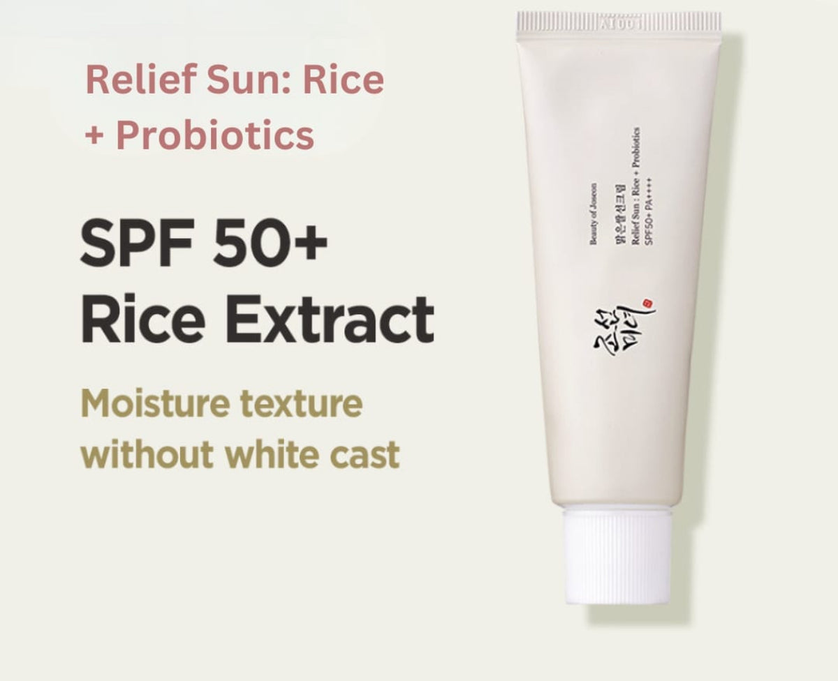 SPF 50+ PA++++ קרם הגנה + פרוביוטיקה של Beauty of Joson Relief