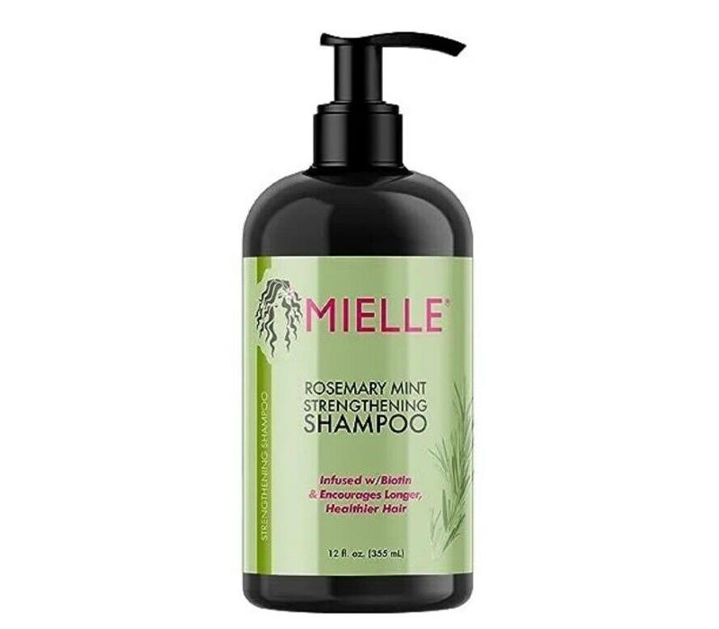שמפו מחזק רוזמרין ומנטה של ​​Mielle Organics