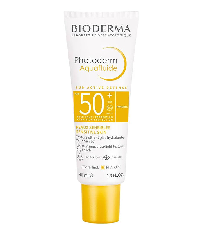 ביודרמה פוטודרם אקווהפלואיד SPF 50+ לעור רגיש – 40 מ"ל